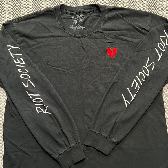 riot society Other - Riot Society long sleeved T-shirt in black